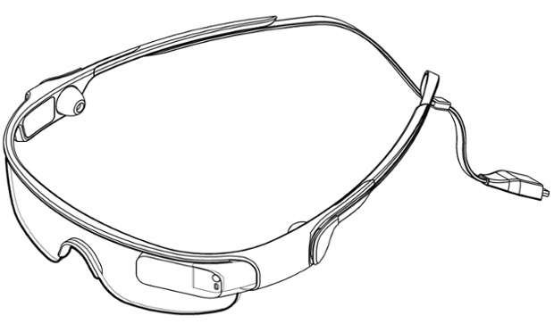 Samsung's patent on sport glasses from 2013
